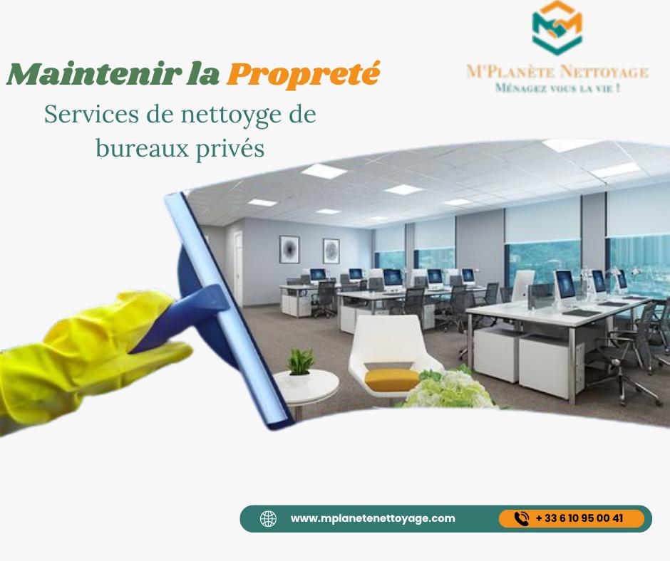Entreprise de nettoyage professionnel à Nice (06) : nettoyage de bureaux en détail